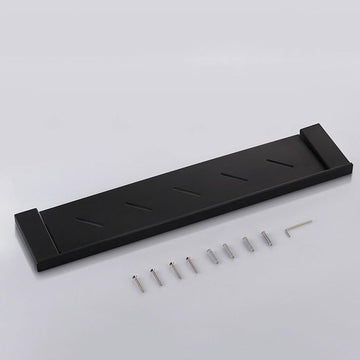 Tierney Modern Stainless Steel Matte Black Bathroom Shelf Wall Mounted